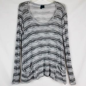 Anthropologie | Heathered Long Sleeve w Pockets